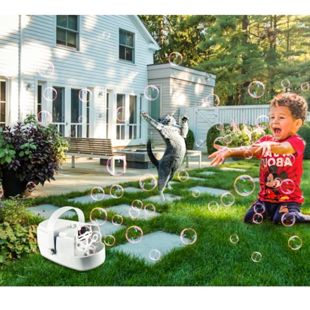 Bubble Machine, Automatic Bubble Blower Ma
